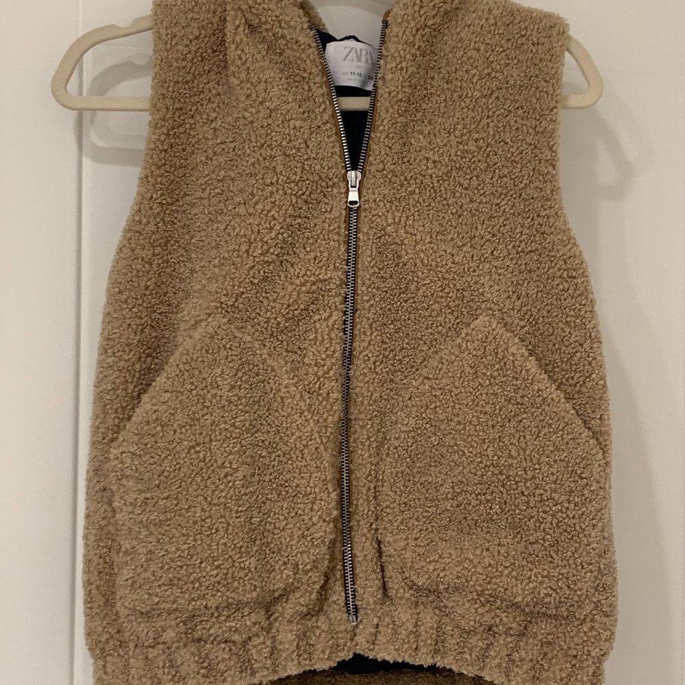Zara Shearling Vest - NWOT